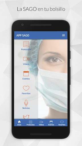 Android application SAGO - Sociedad Andaluza Ginec screenshort