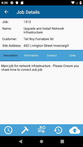 JobTrack Mobile Screen 2