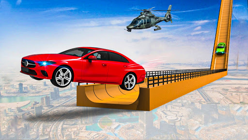 Android application Crazy Impossible Car Stunts 3D screenshort