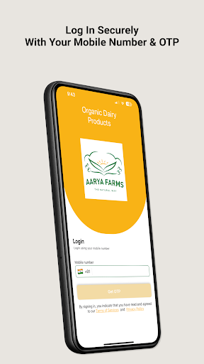 Android application Aarya Farms screenshort