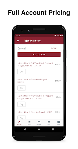 Tejas Materials Screen 2