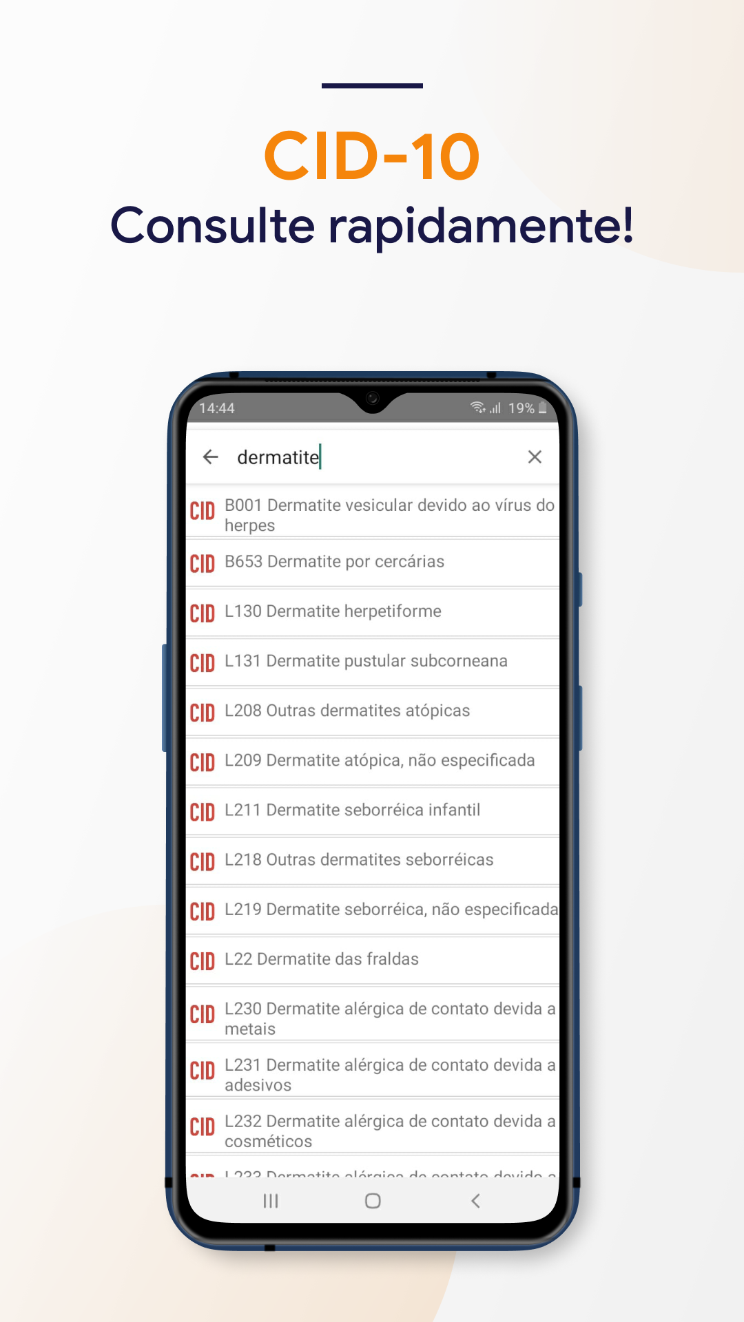 Android application Whitebook Medicina: Residência screenshort