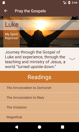 Pray the Gospels Screen 2
