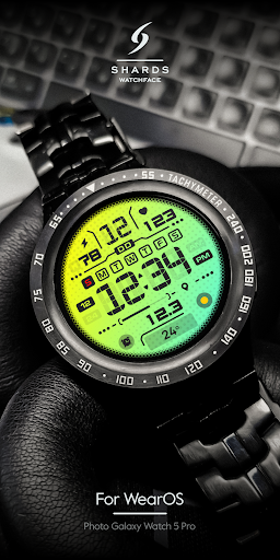 SH023 Watch Face, WearOS watch screenshot 3