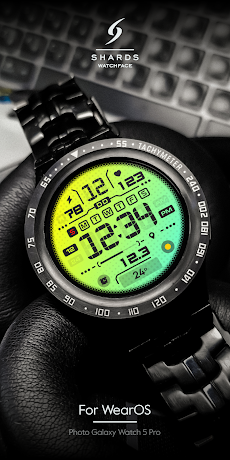 SH023 Watch Face, WearOS watchのおすすめ画像4