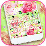 Pink Soft Roses Keyboard Theme icon
