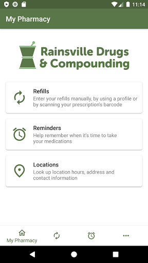Android application Rainsville Drugs & Compounding screenshort