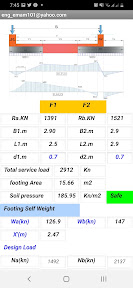 Strap Footing Design_BS811 screenshot