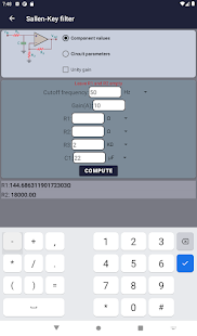 Filter calculator - RC RL RLC & active filter