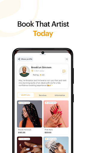 Android application Fyyne screenshort