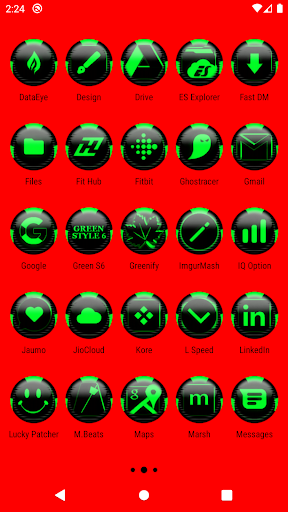 Green Icon Pack Style 6 Screen 3