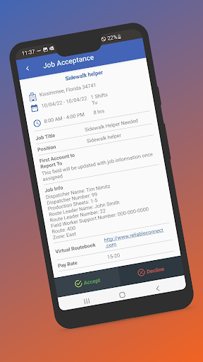 Reliable Connect Screen 2