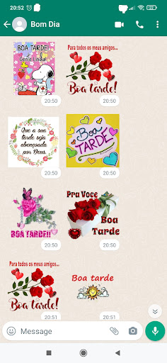 Figurinhas bom dia stickers Screen 2