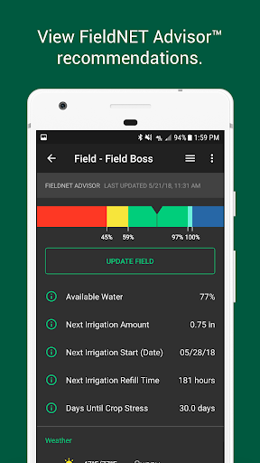 FieldNET Screen 2