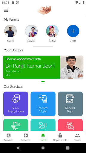 Android application Dr Joshi's Ped Clinic screenshort