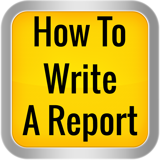 How To Write A Report  Icon