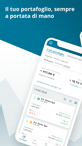 Android application Hello Trading! screenshort