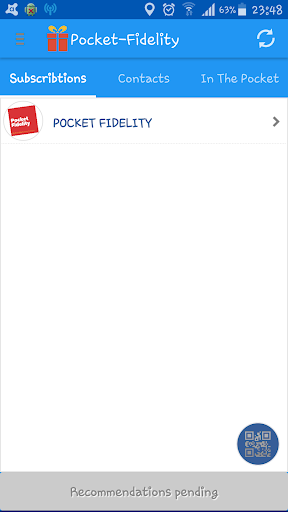 Android application Pocket Fidelity screenshort