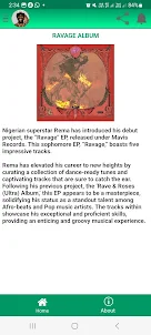 Rema Ravage Ravage Album 2023