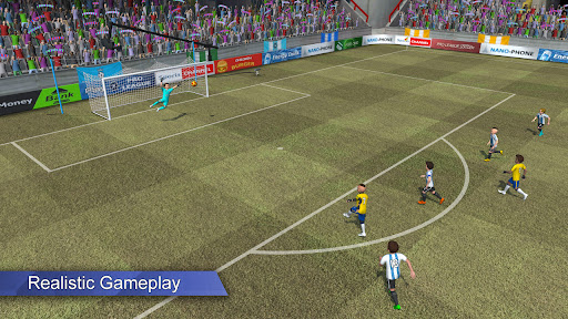 Pro League Soccer APK v1.0.31 MOD (Finish Match, Speed Time) Gallery 1
