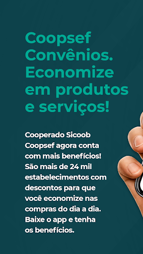 Android application COOPSEF Convênios screenshort