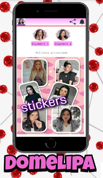 Screenshot 5 Domelipa stickers hd android