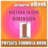 PHYSICS MOTION IN ONE DIMENSIONS FORMULA EBOOK icon