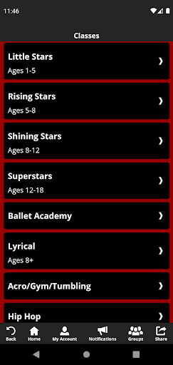 Jensen Performing Arts Screenshot
