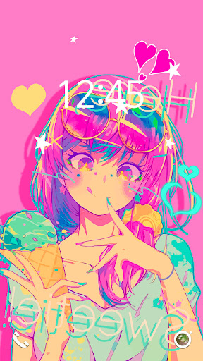 Wallpaper-Sweet Pop Girl Screen 2