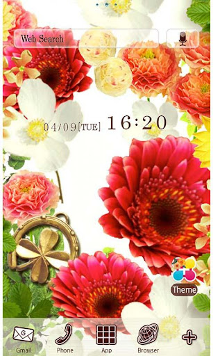 Android application Blooming Bouquet Wallpaper screenshort