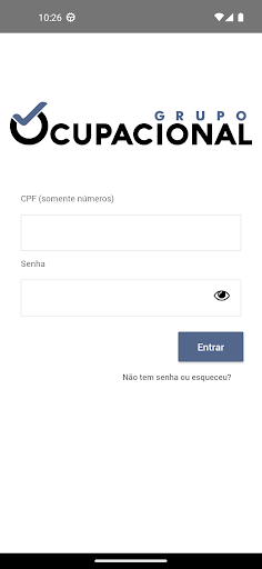 Android application Grupo Ocupacional screenshort