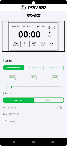 Android application TEKHOME screenshort