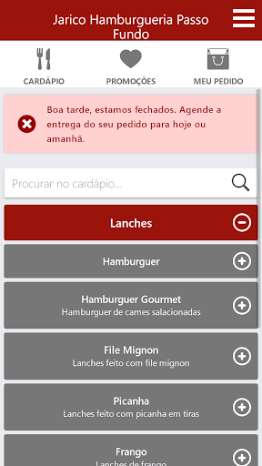 Jarico Hamburgueria removido Screen 3