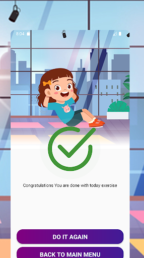 Fitness for kids Home Workout Screen 3