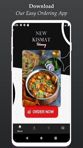 Android application New Kismet Takeaway screenshort