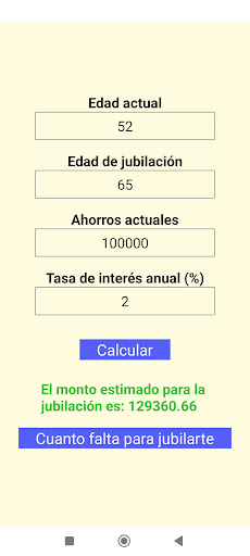 Cálculo de finanzas fácil Screen 2