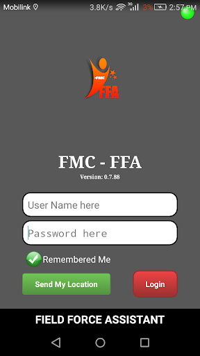 Android application FMC FFA screenshort