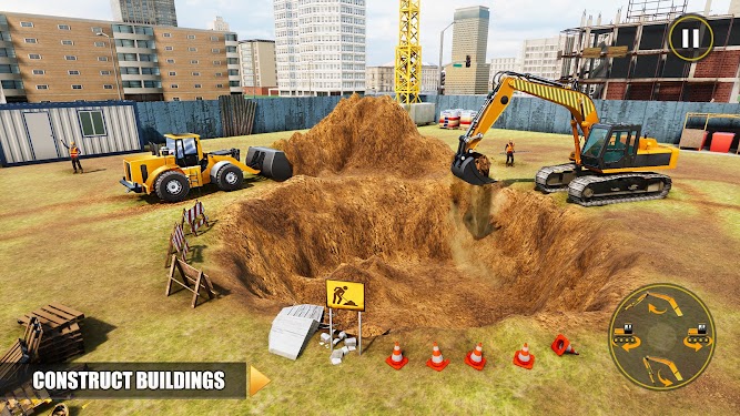 #3. Construction Vehicles & Trucks (Android) By: Fried Chicken Games