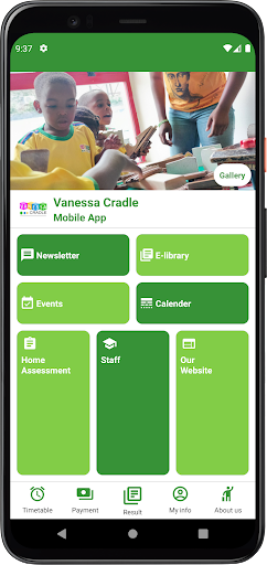 Vanessa Cradle App Screen 2