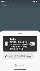 BleKip - 검은 화면