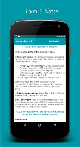History Notes & Papers Form1-4 Screen 3