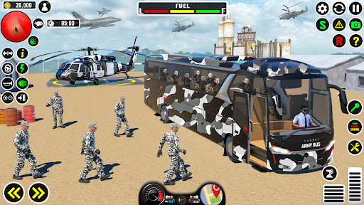Bus Simulator Army Bus Driving Screen 2