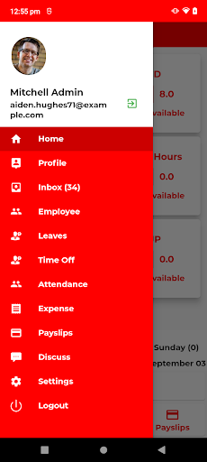 Odoo HRMS Screen 2