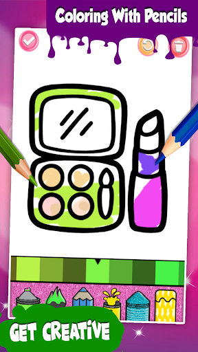 Beauty Coloring Book Glitter Screenshot 3 - AppWisp.com