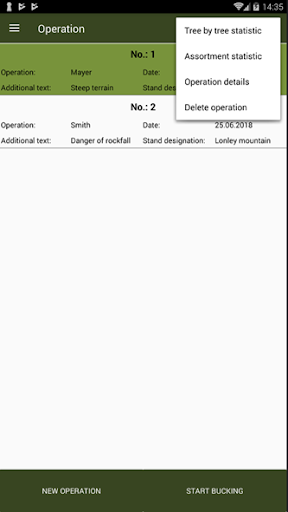 Android application T4E Bucking App screenshort