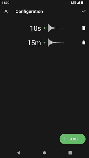 Unguided Meditation Timer Screen 3