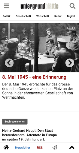 Android application Untergrund-Blättle screenshort
