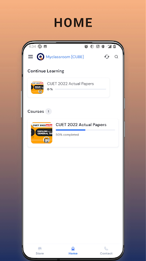 Android application Myclassroom [CUBE] screenshort