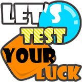 Let's test your luck icon