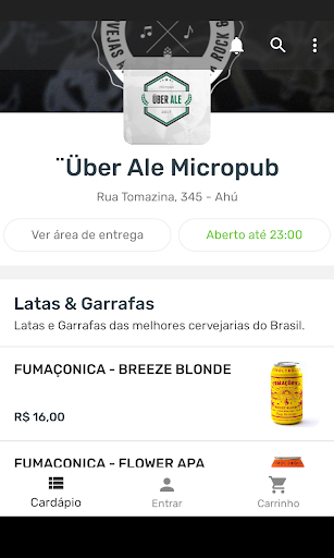 Über Ale Micropub Screen 2